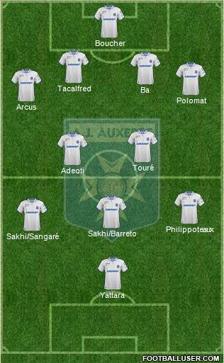 A.J. Auxerre Formation 2018