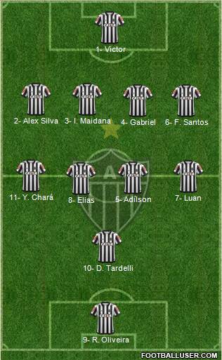 C Atlético Mineiro Formation 2018