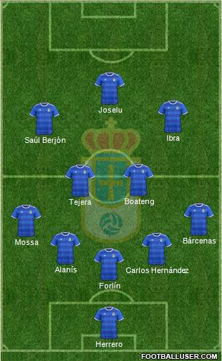 Real Oviedo S.A.D. Formation 2018