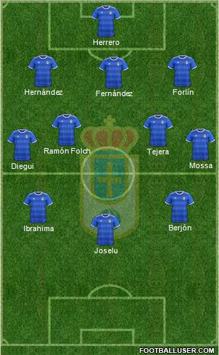 Real Oviedo S.A.D. Formation 2018