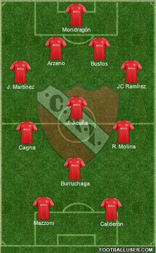 Independiente Formation 2018