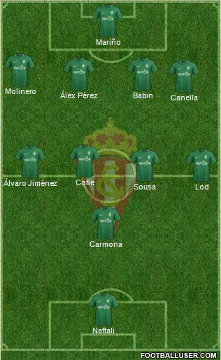 Real Sporting S.A.D. Formation 2018