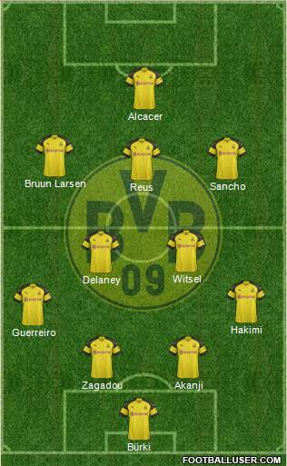 Borussia Dortmund Formation 2018