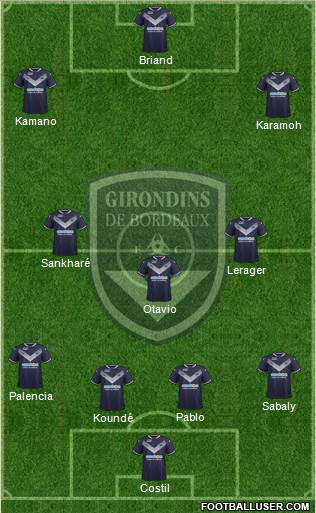 FC Girondins de Bordeaux Formation 2018