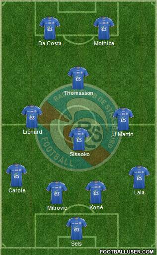 Racing Club de Strasbourg-Football Formation 2018