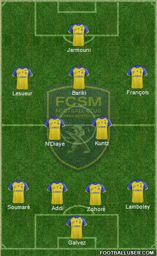 FC Sochaux-Montbéliard Formation 2018