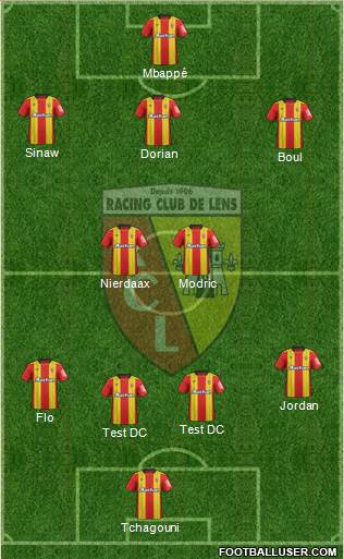 Racing Club de Lens Formation 2018