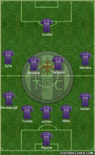 Toulouse Football Club Formation 2018