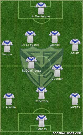 Vélez Sarsfield Formation 2018