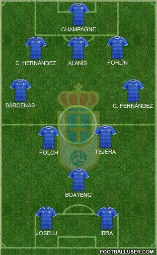 Real Oviedo S.A.D. Formation 2018