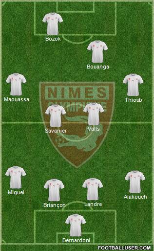 Nîmes Olympique Formation 2018