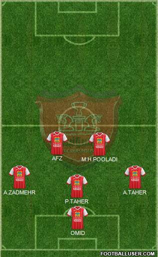 Persepolis Tehran Formation 2018