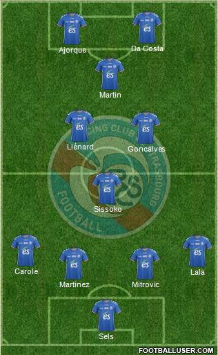 Racing Club de Strasbourg-Football Formation 2018