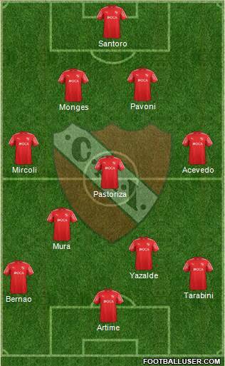 Independiente Formation 2018