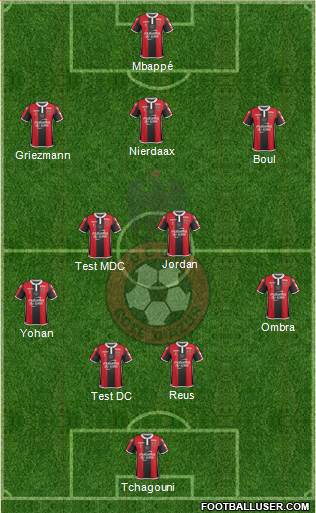 OGC Nice Côte d'Azur Formation 2018