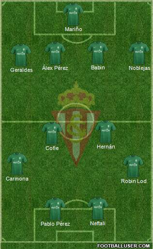 Real Sporting S.A.D. Formation 2018