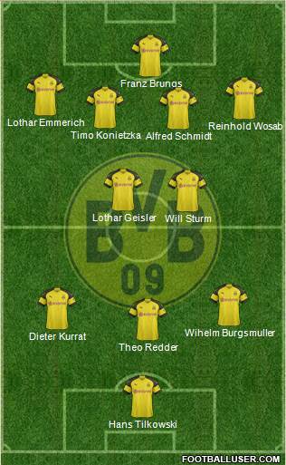 Borussia Dortmund Formation 2018