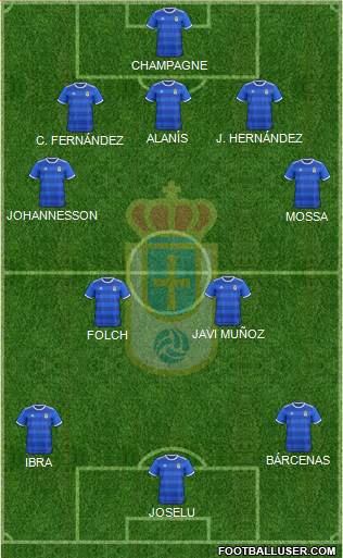 Real Oviedo S.A.D. Formation 2018