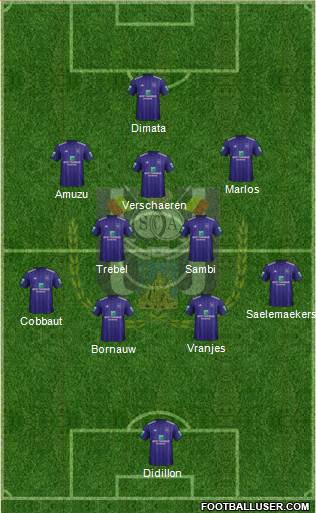 RSC Anderlecht Formation 2018