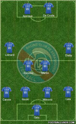 Racing Club de Strasbourg-Football Formation 2018