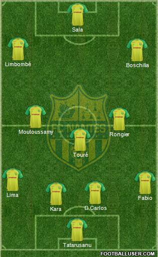 FC Nantes Formation 2018