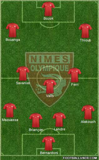 Nîmes Olympique Formation 2018