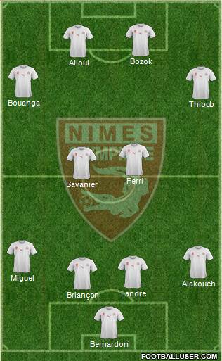 Nîmes Olympique Formation 2018