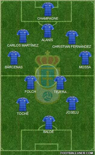 Real Oviedo S.A.D. Formation 2018