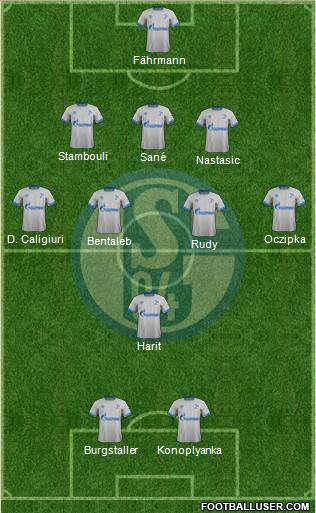 FC Schalke 04 Formation 2018