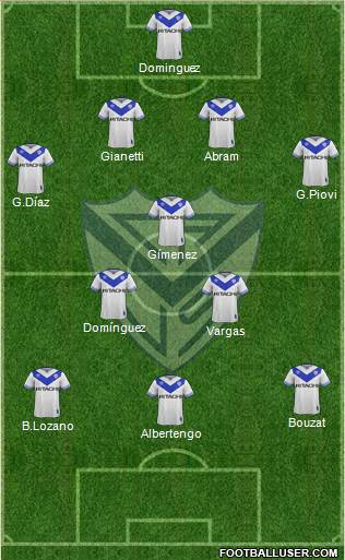 Vélez Sarsfield Formation 2018