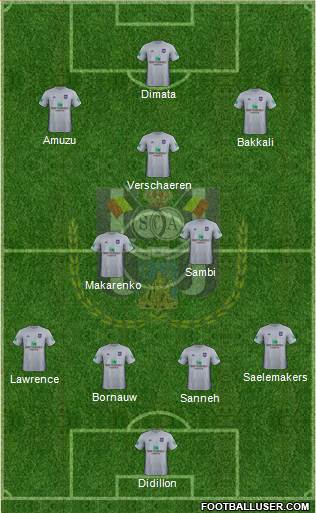 RSC Anderlecht Formation 2018