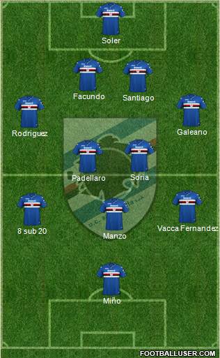 Sampdoria Formation 2018