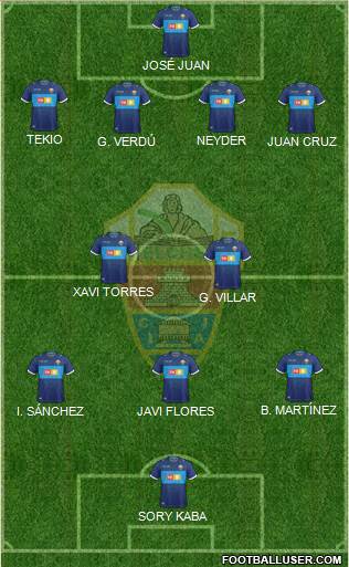 Elche C.F., S.A.D. Formation 2018