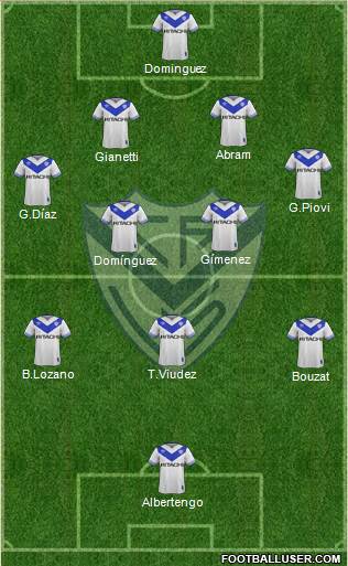 Vélez Sarsfield Formation 2018