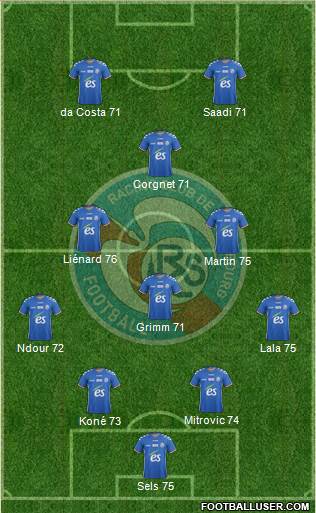 Racing Club de Strasbourg-Football Formation 2018