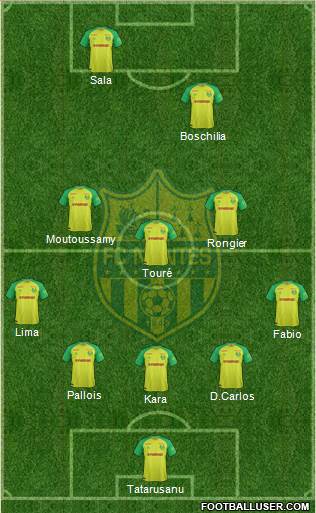 FC Nantes Formation 2018