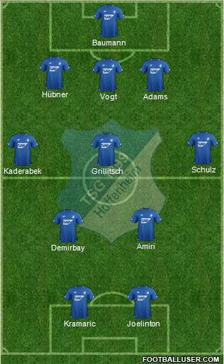 TSG 1899 Hoffenheim Formation 2018