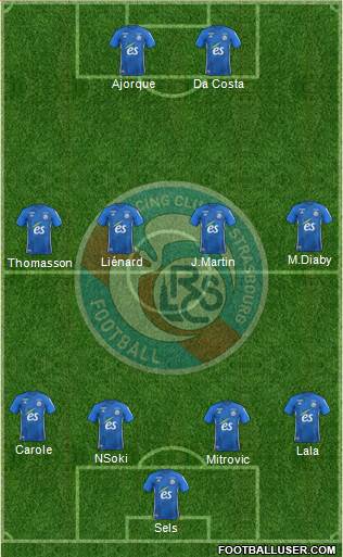 Racing Club de Strasbourg-Football Formation 2018