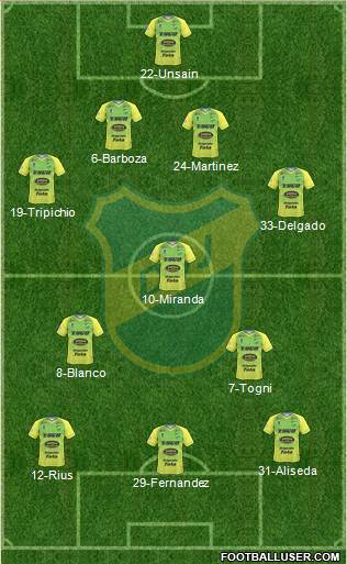 Defensa y Justicia Formation 2018