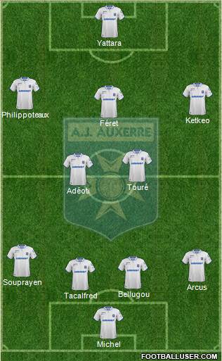 A.J. Auxerre Formation 2018