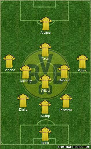 Borussia Dortmund Formation 2018