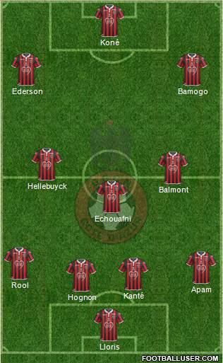 OGC Nice Côte d'Azur Formation 2018