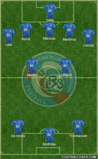 Racing Club de Strasbourg-Football Formation 2018