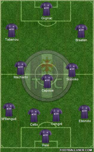 Toulouse Football Club Formation 2018