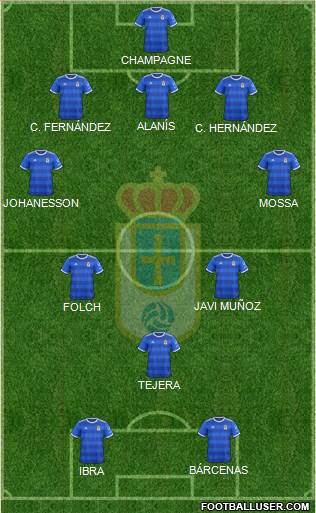 Real Oviedo S.A.D. Formation 2018