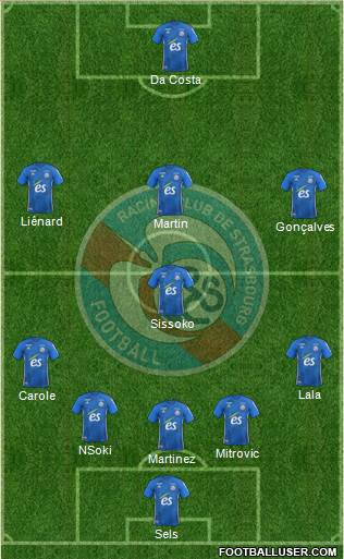 Racing Club de Strasbourg-Football Formation 2018