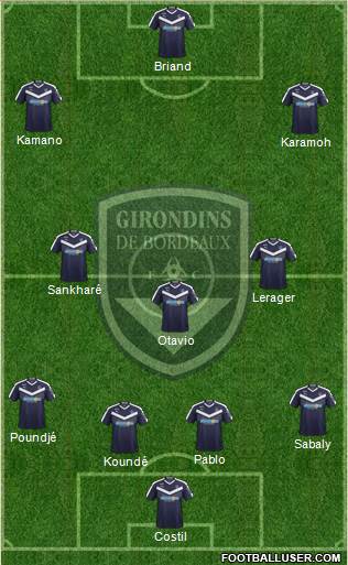 FC Girondins de Bordeaux Formation 2018