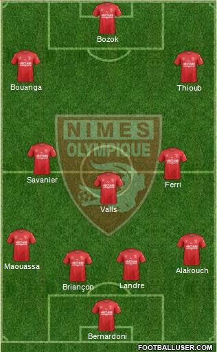 Nîmes Olympique Formation 2018