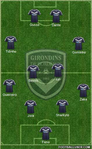 FC Girondins de Bordeaux Formation 2018