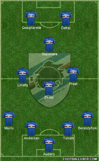 Sampdoria Formation 2018